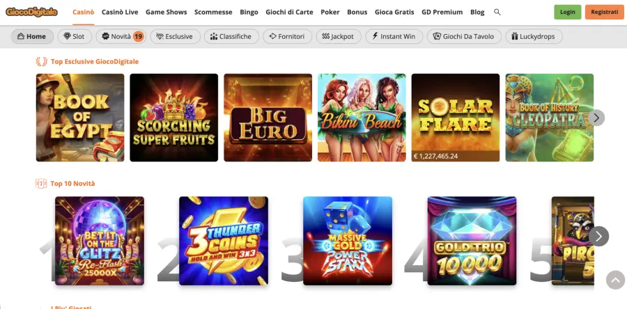 Online casino non aams main